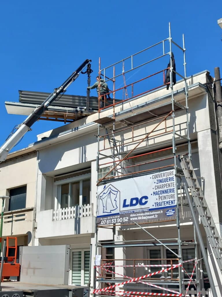 Pose de Bac Acier Merlimont